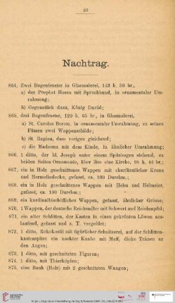 Nachtrag (Nr. 864 - 905)