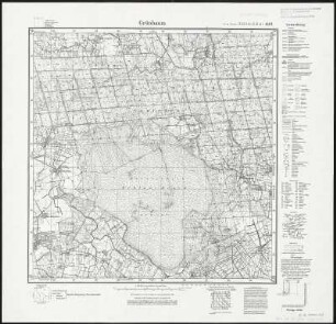 Meßtischblatt 1491 : Grünbaum, 1936 : Grünbaum. - Hrsg. 1914, bericht. 1922. - 1:25000. - [Berlin]: Reichsamt für Landesaufnahme, 1936. - 1 Kt.