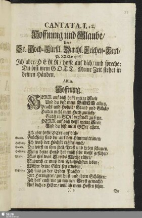 Cantata. I.