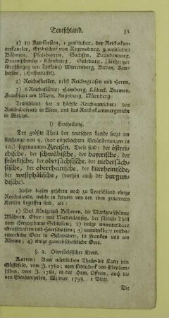 2. Der obersächsische Kreis