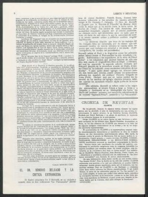 Crónica de Revistas : Clarte