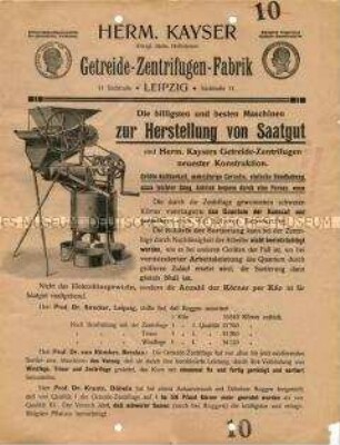 Die billigsten und besten Maschinen zur Herstellung von Saatgut