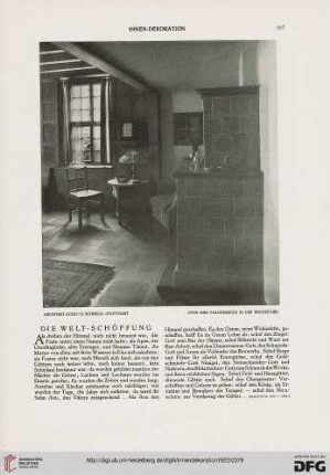 Die Welt-Schöpfung