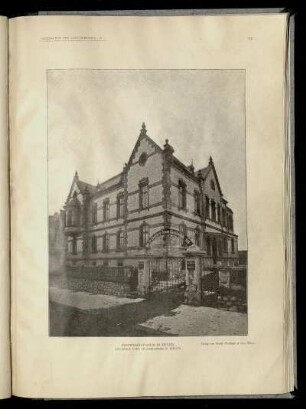Frauensanatorium in Teplitz. Architekt: Carl Grosselfinger.