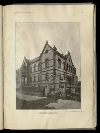 Frauensanatorium in Teplitz. Architekt: Carl Grosselfinger.