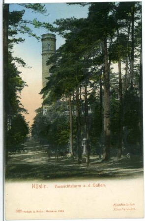 Köslin. Aussichtsturm auf dem Gollen