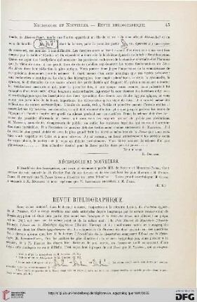Revue bibliographique