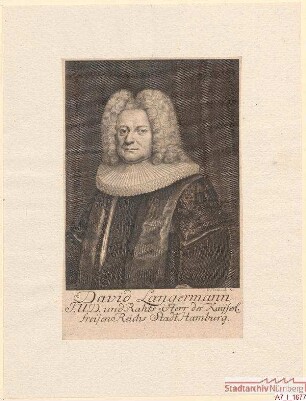 David Langermann, J.U.D. und Ratsherr der freien Reichsstadt Hamburg