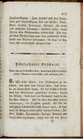 Fünfzehnter Abschnitt.