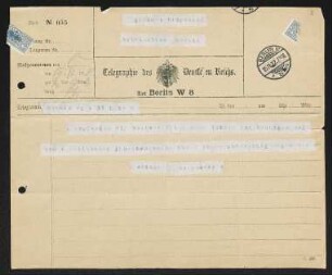 Brief von Victor Barnowsky an Gerhart Hauptmann