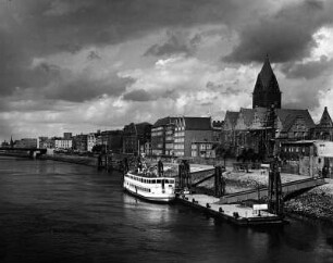Bremen. Stadtteilansicht mit Weser