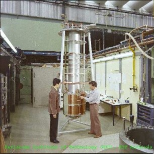 Supramagnet-Komponente in der Hochfeld-Magnet-Einrichtung (HOMER) des Instituts für Technische Physik (ITP)