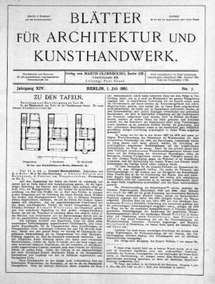 No. 7, 1. Juli 1901