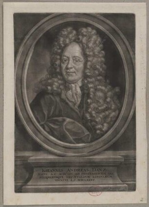 Bildnis des Iohannes Andreas Danz