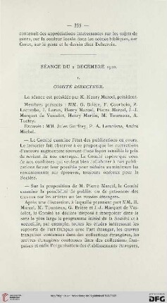 Séance du 2 décembre 1910