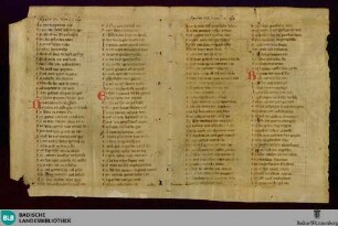 Barlaam-Fragment - Cod. Karlsruhe 2912, II A 1, a