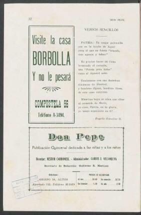 Versos sencillos
