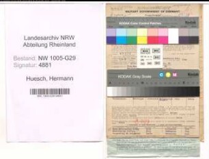 Entnazifizierung Hermann Huesch , geb. 14.12.1900 (Bahnsekretaer)
