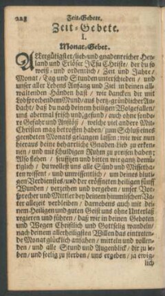 Zeit-Gebete.