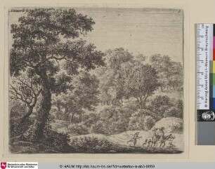 [Landschaft mit zwei Reitern; Two riders]