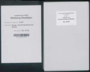 Prästationsregister der Vogtei Heepen des Amtes Sparrenberg