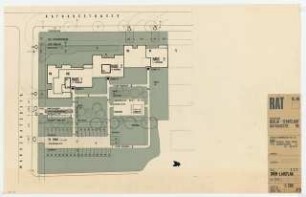 Wohnhaus Rathausstraße 96, Berlin-Tempelhof: Lageplan 1:200