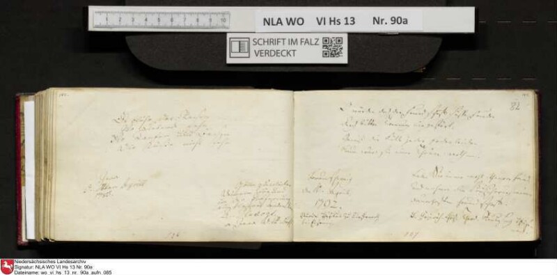 Stammbuch des Ernst Philipp Ludwig Zellmann (1763-1795) aus
                           Braunschweig