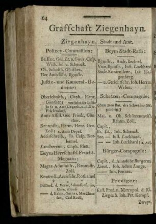 Grafschaft Ziegenhayn