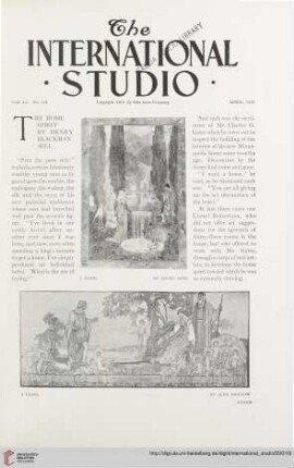 Vol. 55 (1915) = No. 218: The home spirit