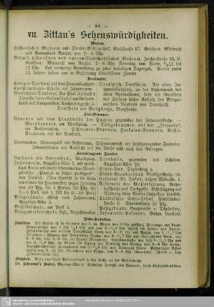 VII. Zittau’s Sehenswürdigkeiten