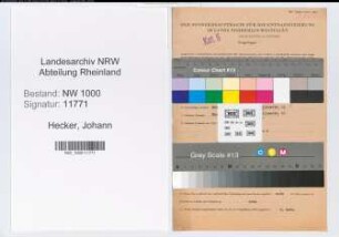 Entnazifizierung Johann Hecker, geb. 02.04.1891 (Verw.Sekretaer)