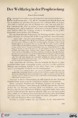 12: Der Weltkrieg in der Prophezeiung