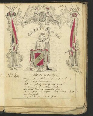 1-161 [mit Lücken und ungezählten Seiten], Gazette du Roi