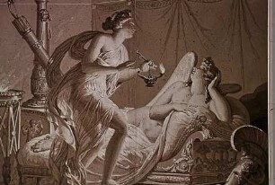 Die Geschichte der Psyche — Die Geschichte der Psyche: Psyche beleuchtet den schlafenden Cupido