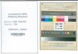 Entnazifizierung Joseph Edelmann , geb. 14.03.1879 ()