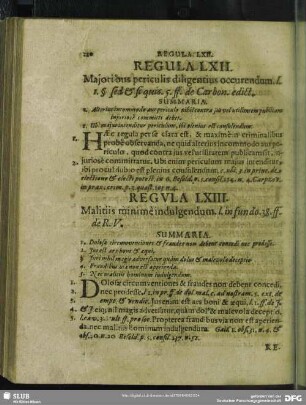 Regula LXIII. Malitiis minimè indulgendum
