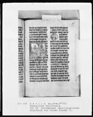 Sächsische Weltchronik (bis zum Jahre 1229) — ---, Folio 87rectoBuchseite