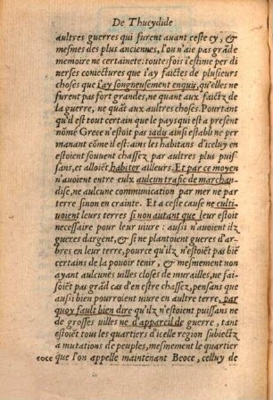 L' histoire De Thvcydide Athenie[n], de la guerre qui fut entre les Peloponesiens & Athenie[n]s