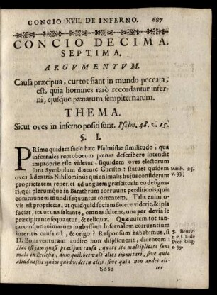 Concio Decima Septima.