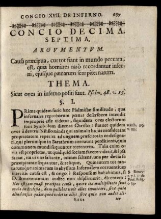 Concio Decima Septima.