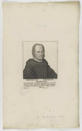 Bildnis des Henricvs Levbing