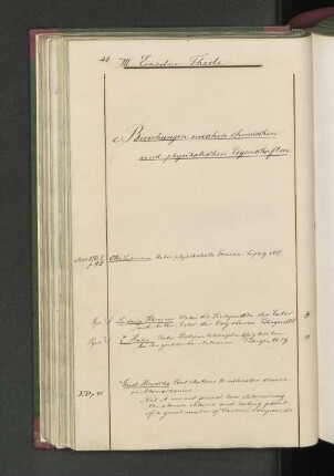 c. Beziehungen zwischen chemischen und physikalischen Eigenschaften.