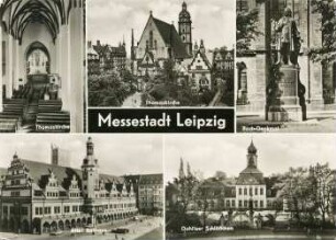 Messestadt Leipzig: Thomaskirche, Bach-Denkmal, Altes Rathaus, Gohliser Schlößchen