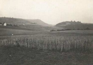 Rauhe Alb (Schwäbische Alb) bei Genkingen. Blick zum Bolberg (881 m)