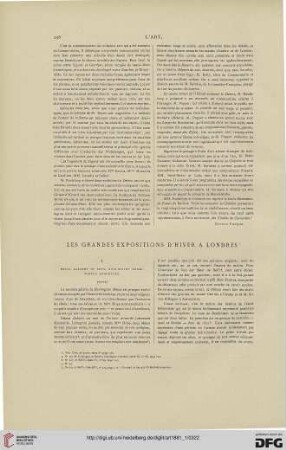 7: Les grandes expositions d'hiver a Londres, [2] : Royal Academy of Arts, Burlington House, Winter Exhibition
