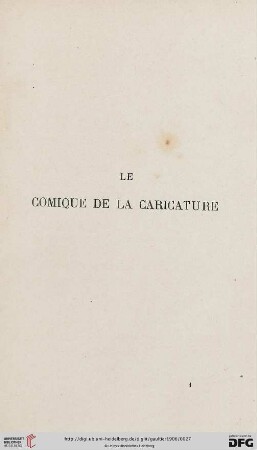 Le comique de la caricature