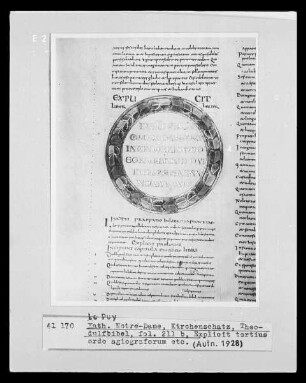 Theodulfbibel, fol. 211b, Explicit tertius ordo agiograforum