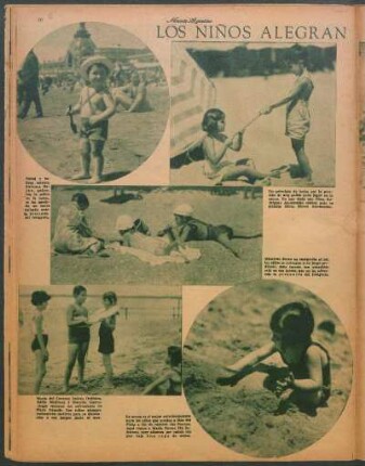Los niños alegran las playas de Mar del Plata [Fotografías]