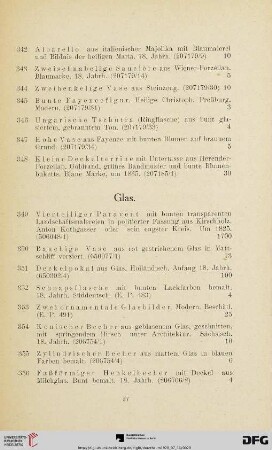 Glas (Nr. 349-387)