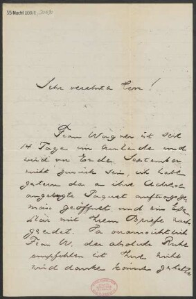 Brief an B. Schott's Söhne : 22.08.1893